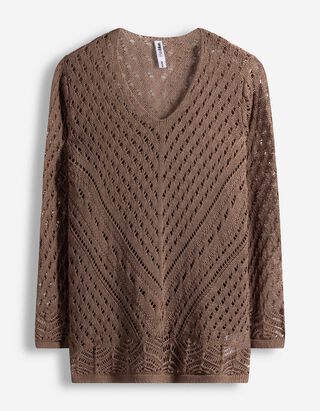 Strickpullover - beige