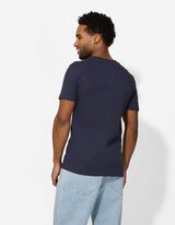 T-Shirt - einfarbig - dunkelblau