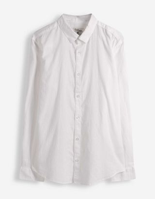 Chemise - Lin m&eacute;lang&eacute; - blanc