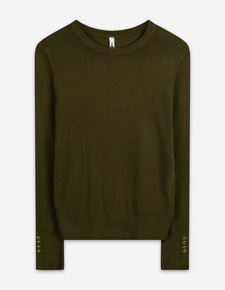 Strickpullover - grün