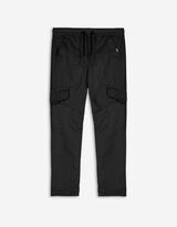 Pantaloni cargo - Efect termic - Negru