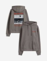 Sweatshirt - Rückenprint - dunkelgrau