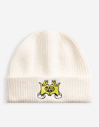 M&uuml;tze - Grinch - Off-White