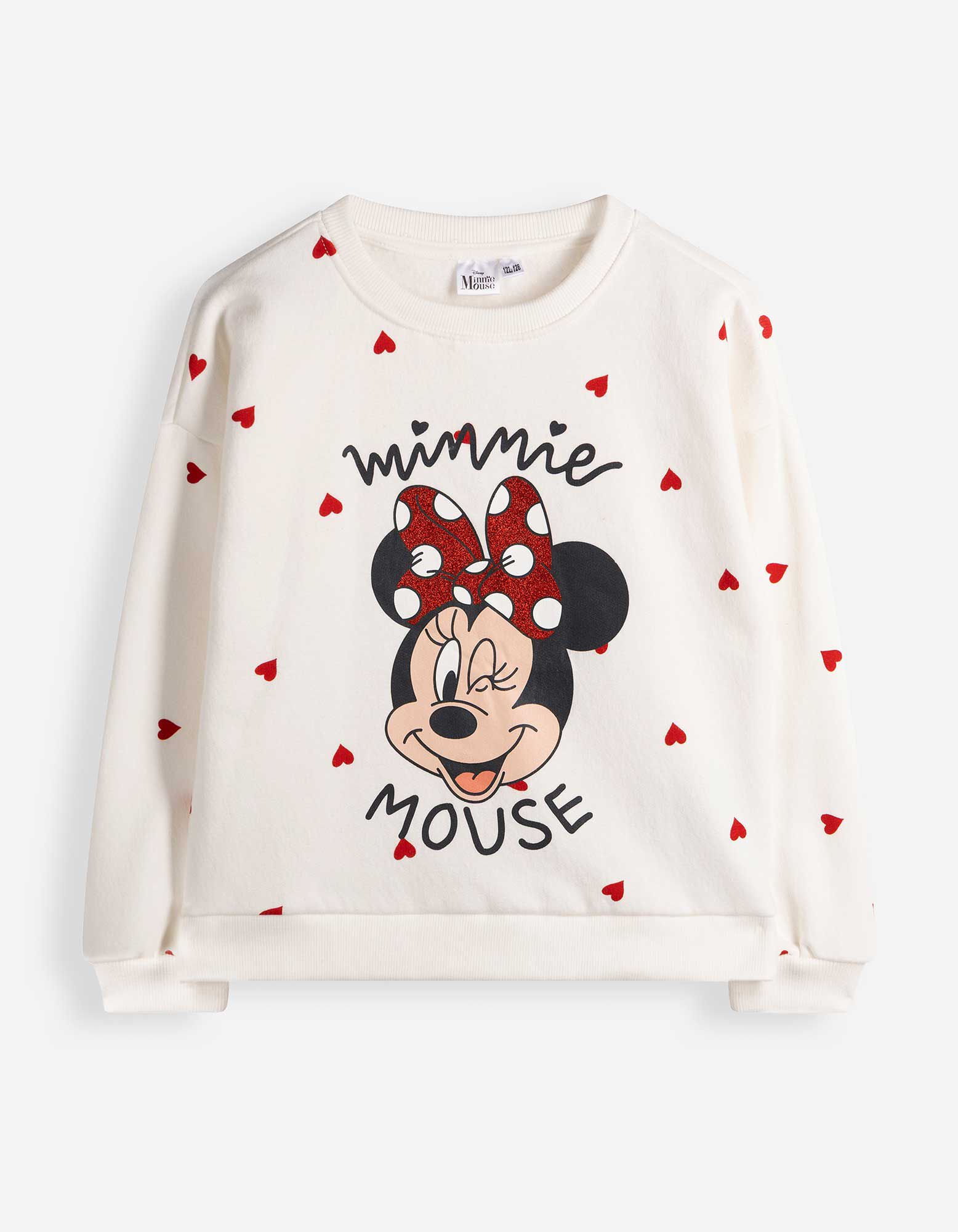 Sweatshirt - Minnie Mouse - Off-White