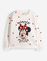 Sweatshirt - Minnie Mouse - Off-White