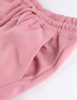 Pantaloni da jogging - Tasche applicate - rosa