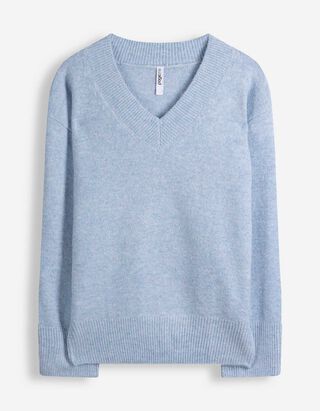 Pullover - Oversized Fit - Hellblau