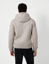 Cardigan - Kapuze mit Tunnelzug - Grau