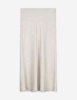 Jupe - Satin - blanc