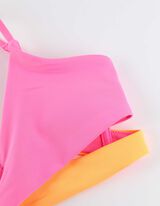 Set top e slip bikini - Poliestere riciclato - rosa fucsia