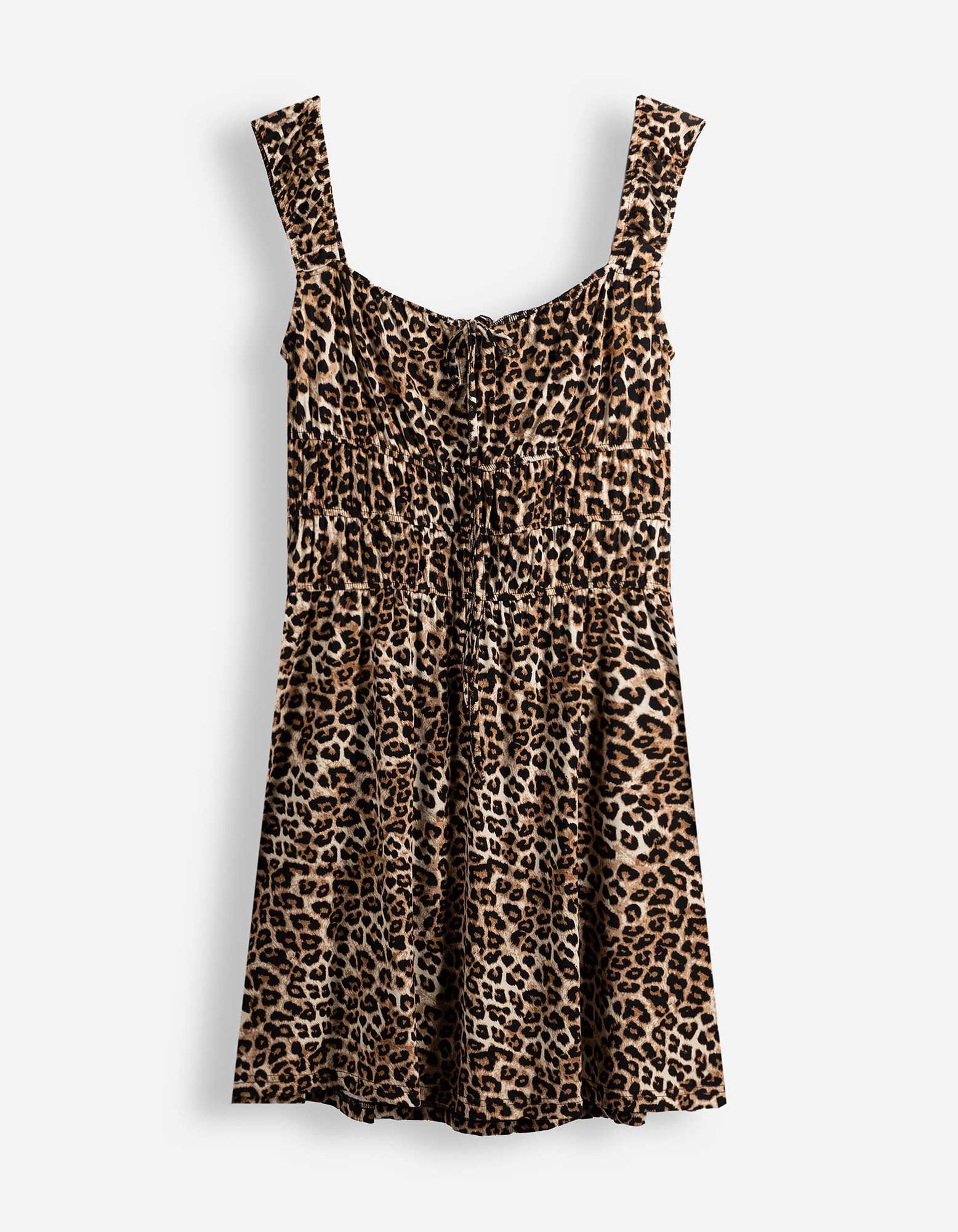 Jurk - Viscose - Beige