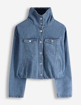 Blouson - Baumwolle - blau