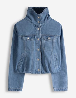 Blouson - Baumwolle - blau