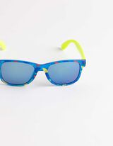 Sonnenbrille - Mehrfarbiges Design - blau
