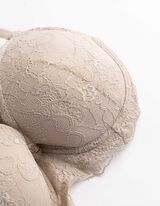 T-Shirt-BH - mit B&uuml;gel - beige