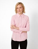 Hemdbluse - Soft-Touch - Rosa