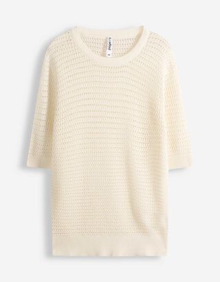 Trui - Katoenmix - beige