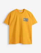 T-Shirt - R&uuml;ckenprint - gelb