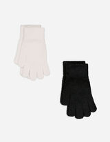 Handschuhe - 2er-Pack - schwarz