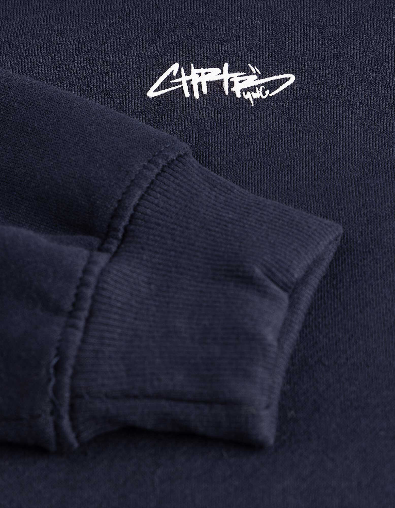 Hoodie - Oversized Fit - Dunkelblau