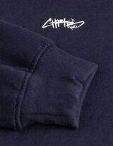 Hoodie - Oversized Fit - Dunkelblau
