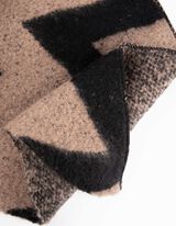 Sjaal - Wol look - beige