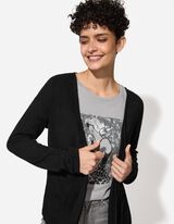 Kardigan - viskoosisegu - must