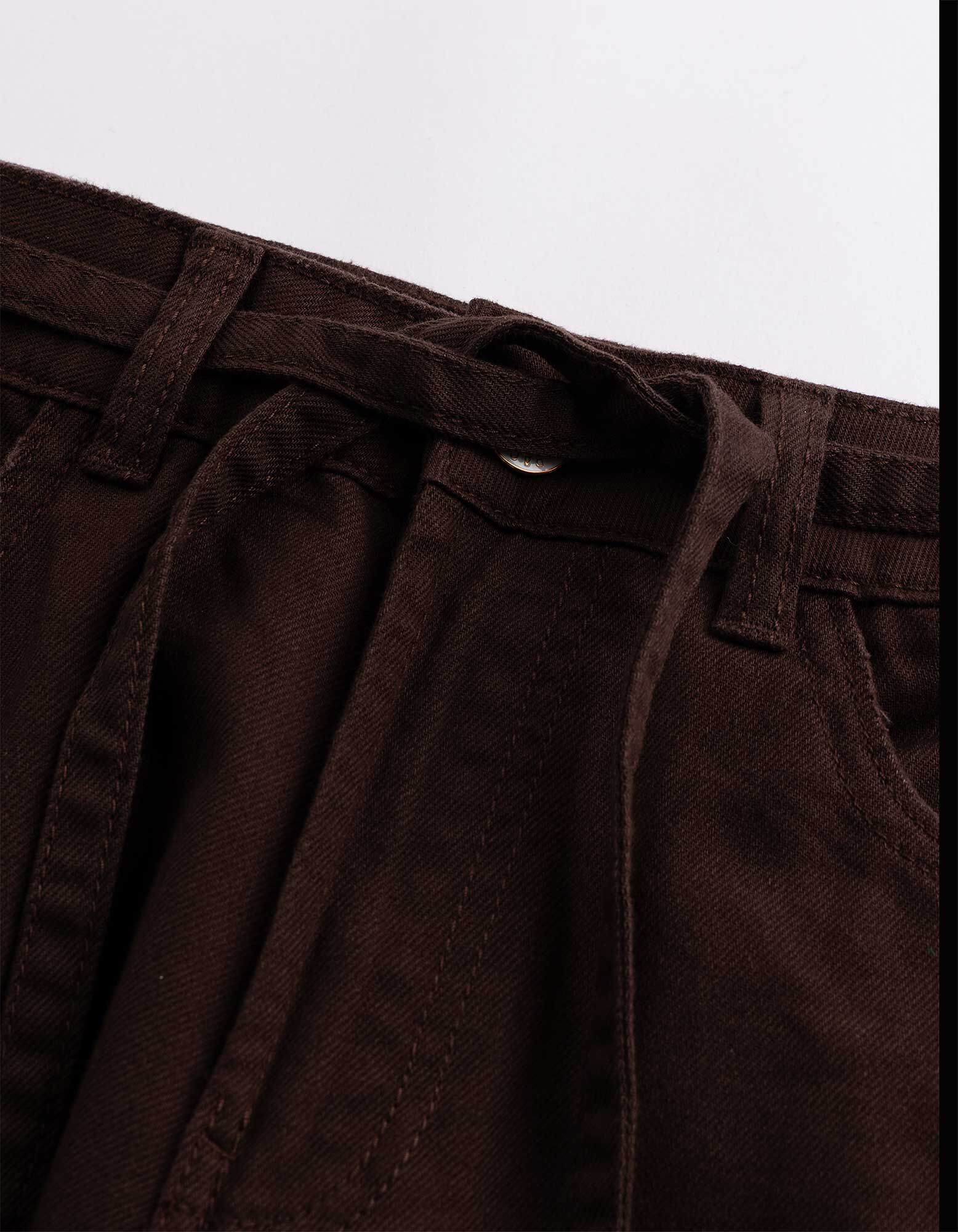 Jeans - Straight Fit - Dunkelbraun