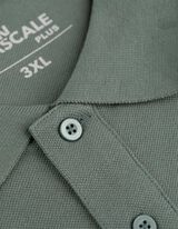 Poloshirt - einfarbig - dunkelgrün