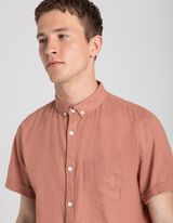 Srajca - Lanena mešanica - svetlo rjava