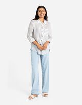 Palaidinė - Kišenė krūtinės srityje - sviesiai melynas