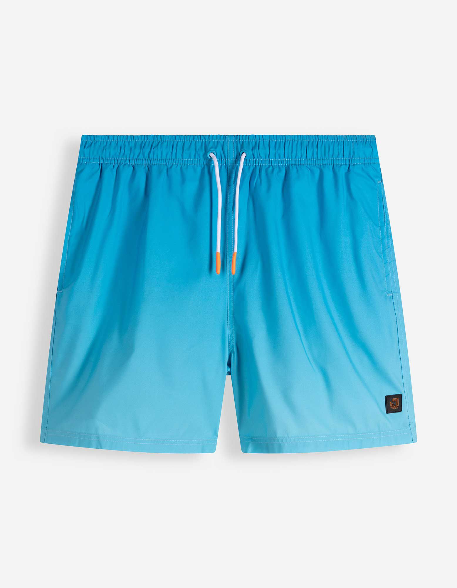 Short de bain - Unicolore - turquoise