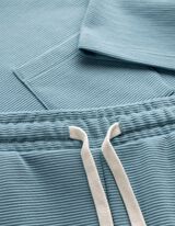 Set aus T-Shirt und Hose - Gerippt - blau