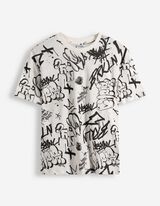 T-shirt - Oversized fit - wit