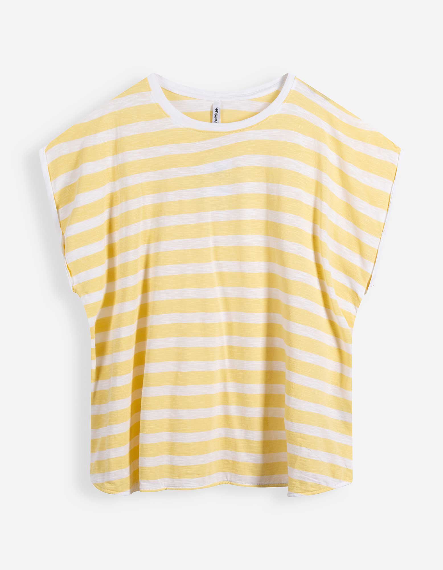 Shirt - Streifen - Lime