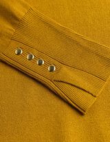 Strickpullover - einfarbig - gelb