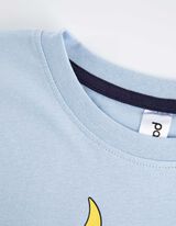 Komplet pidžame od majice i kratkih hlača - Print - broncana