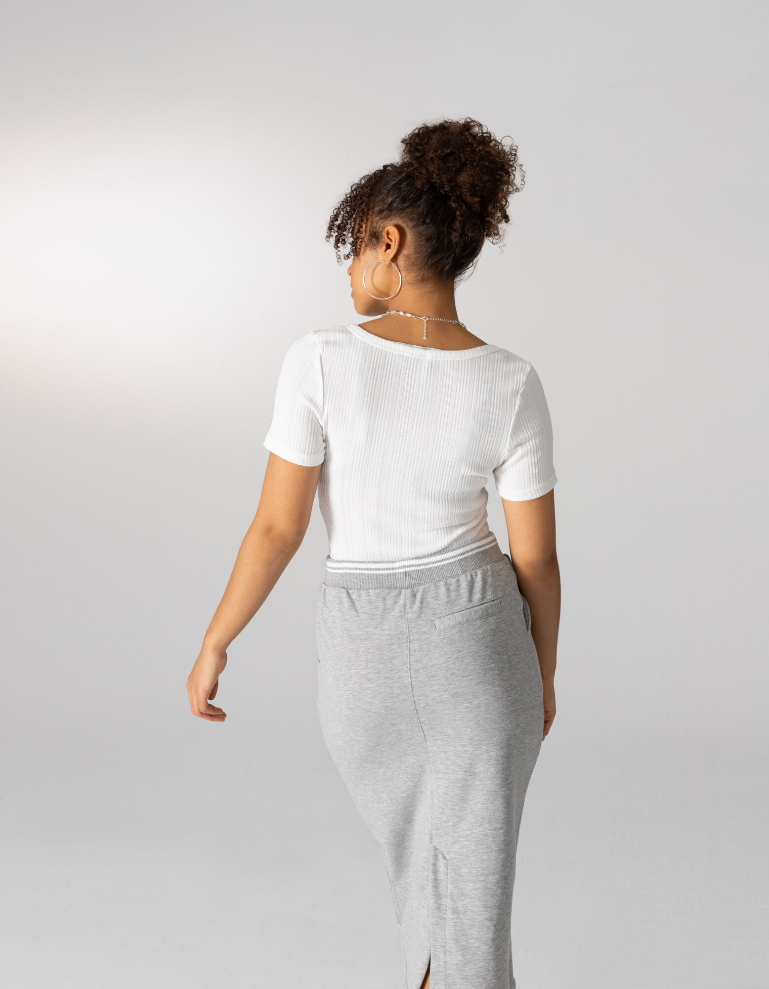 T-shirt - Teneur en viscose - blanc
