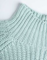 Megztinis - Pažeminti pečiai - turkis