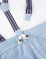 Hlače - Naramenice - svijetlo plava