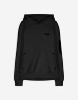 Mikina s kapucňou - Oversized Fit - cierna