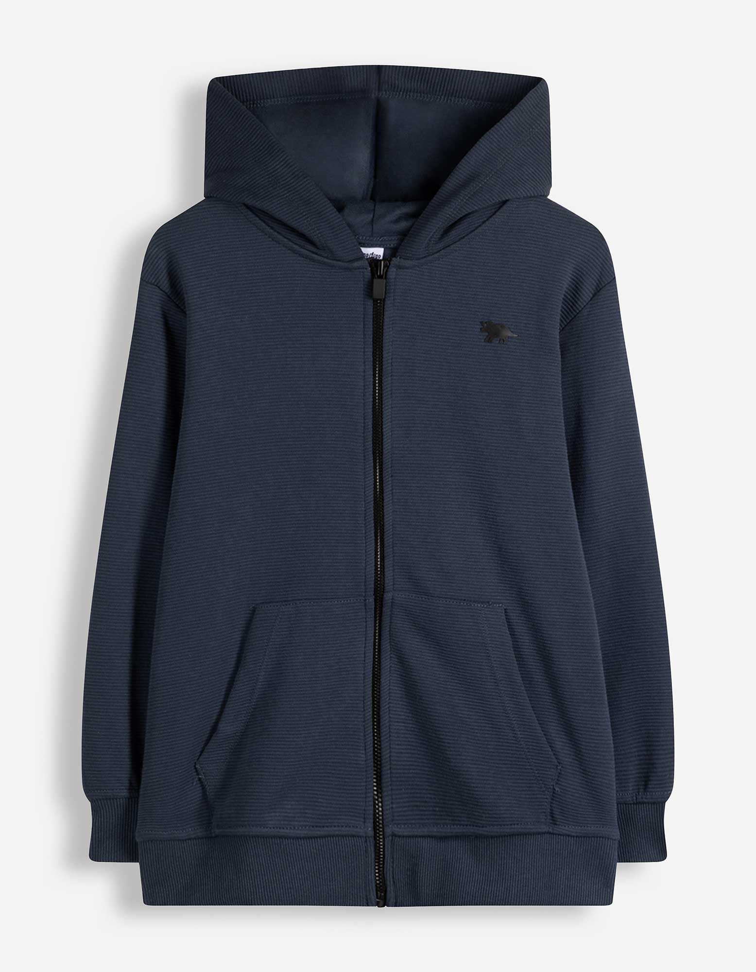 Sweatjacke - Print - Dunkelblau