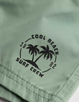 Zwembroek - Effen - donkergroen