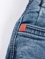 Džínsy - Straight Fit - tmavomodra