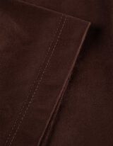 Póló - Bőrhatású - sötétbarna