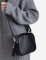 Borsa a tracolla - Similpelle - nero