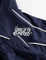 Veste - Rayures contrastantes - Bleu fonc&eacute;