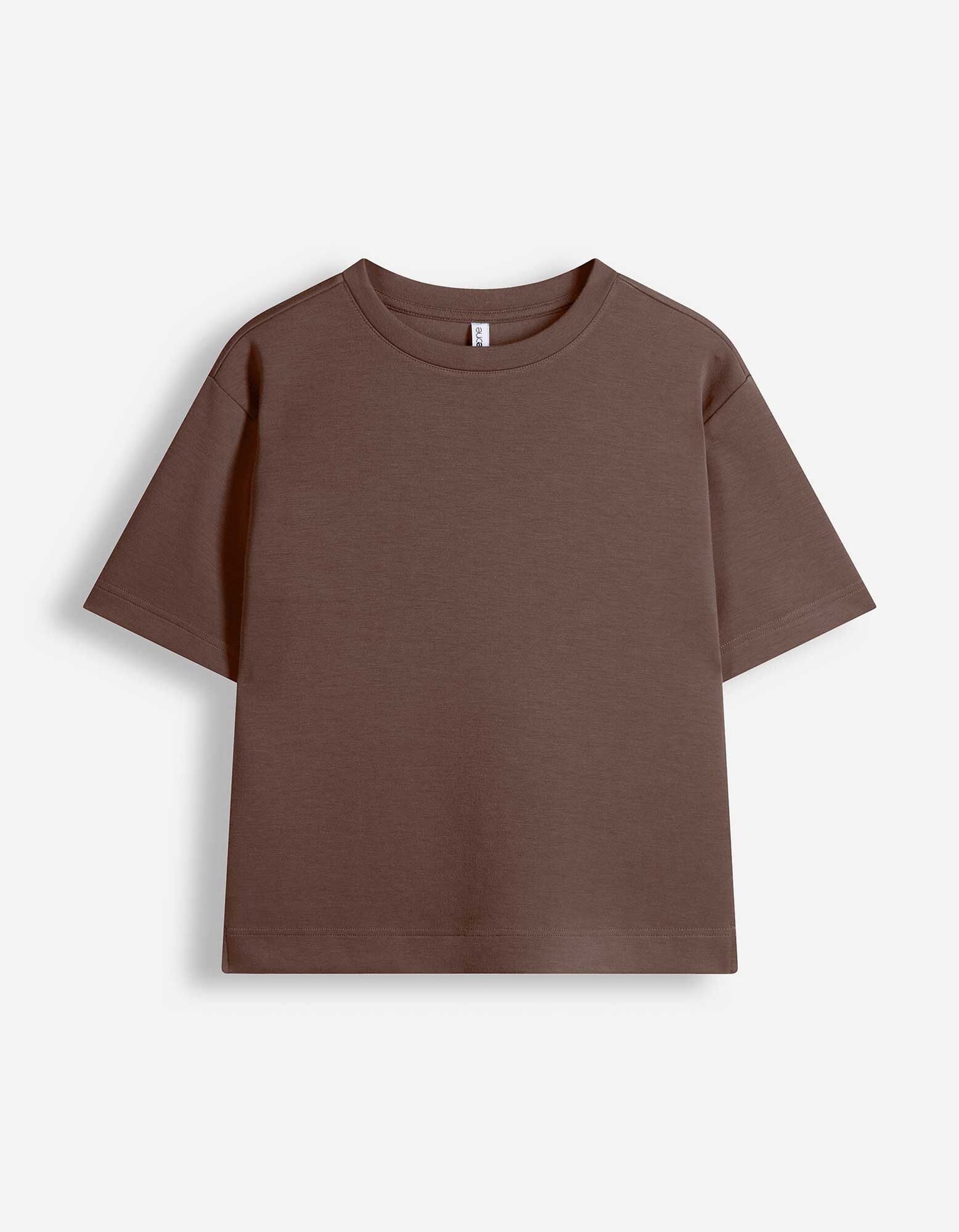 T-Shirt - Modal-Anteil - Braun