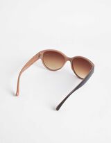 akiniai nuo saulės - Ovalas - tamsiai rudas