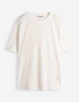 T-Shirt - einfarbig - Wei&szlig;